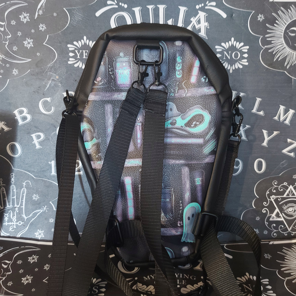 MINI COFFIN BACKPACK/ CROSSBODY - CRY LITTLE SISTER