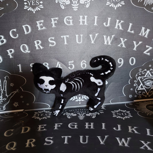 SCAREDY SKELETON CAT STUFFIE