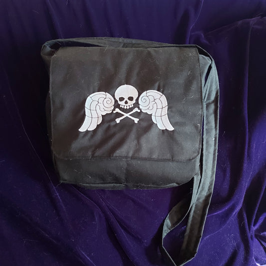 GRAVESTONE GLAMOUR MESSENGER BAG