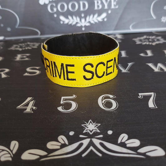 CRIME SCENE TAPE BRACELET