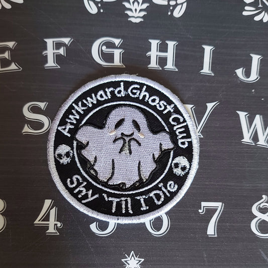 AWKWARD GHOST CLUB PATCH
