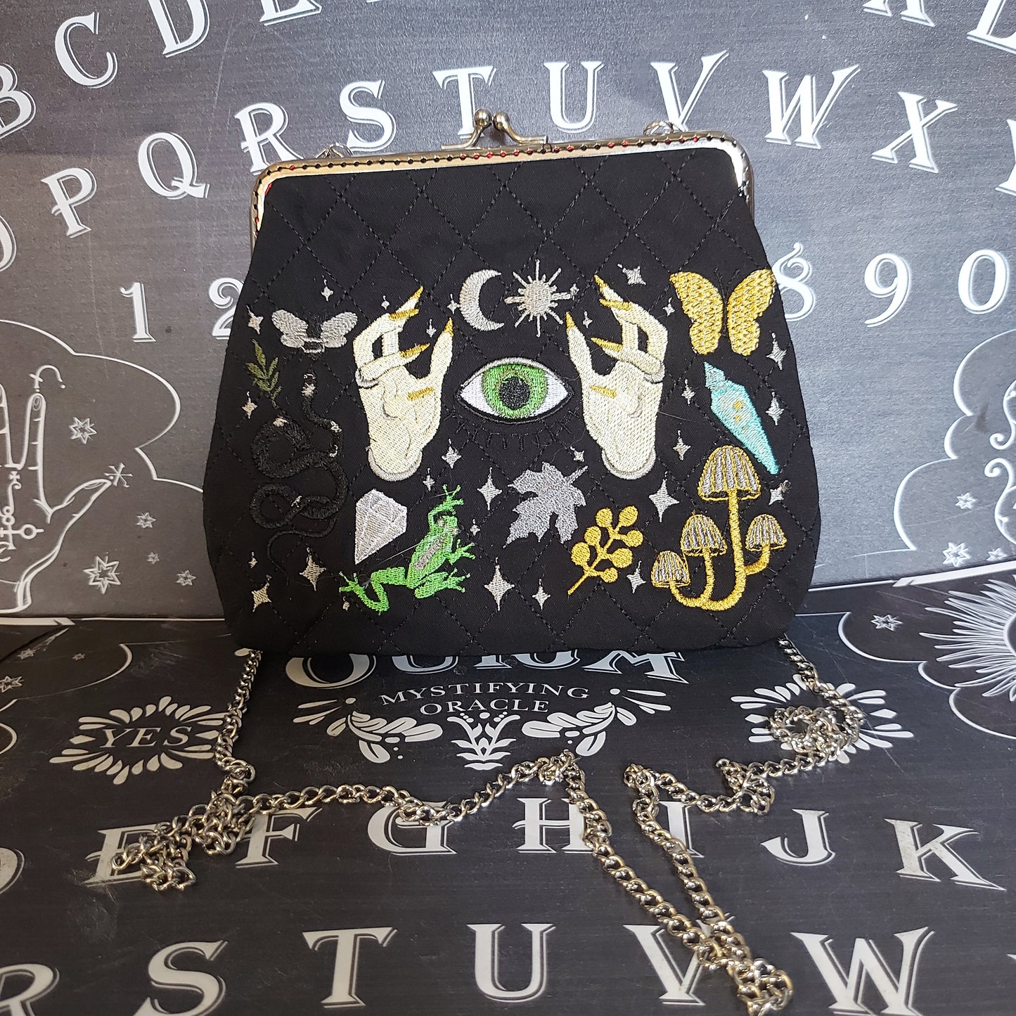 DARK DIVINATION EVENING BAG