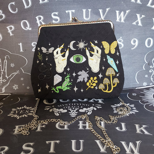 DARK DIVINATION EVENING BAG