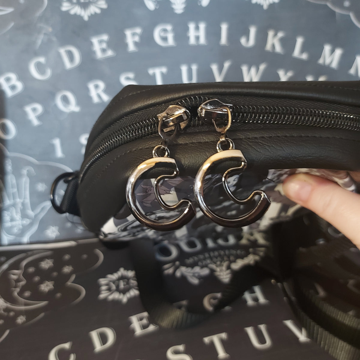 MINI COFFIN BACKPACK/ CROSSBODY - SPOOKY FAMILY